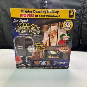Star Shower Window Wonderland Projector Christmas Halloween Projector No Screen